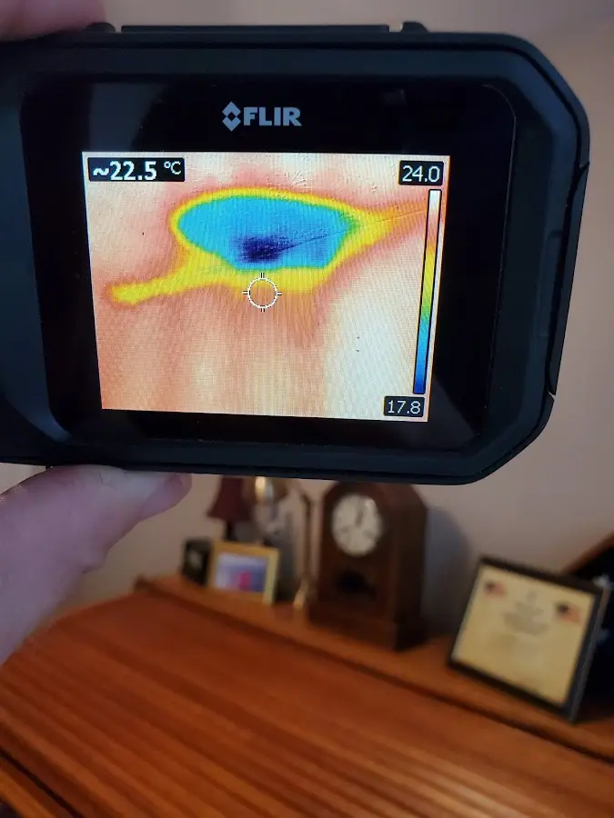 Thermal imaging inspection for water damage in Douglass